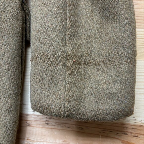 Vintage Cooper Sportswear Jacket Small Brown Wool Coat Newark New Jersey 70s - Picture 12 of 16